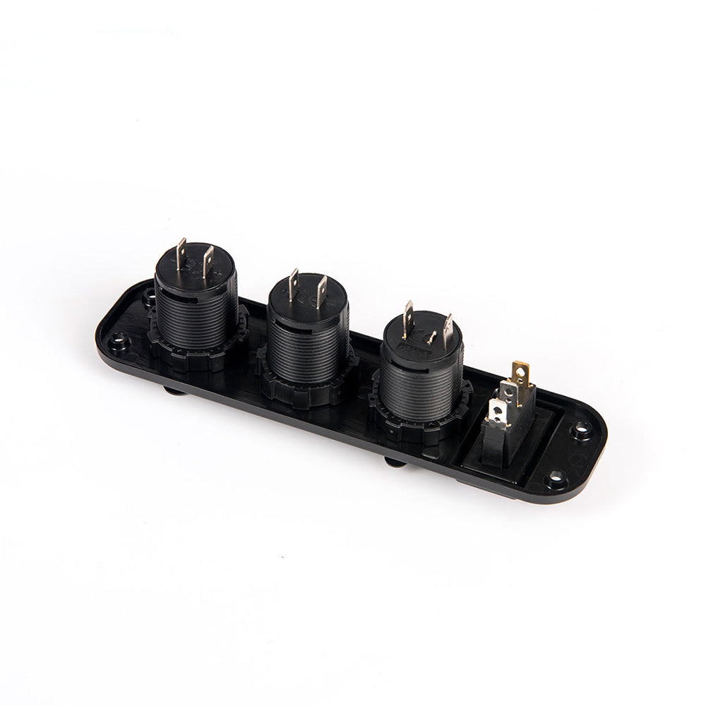 Car Mobile Phone Charger With One For Three