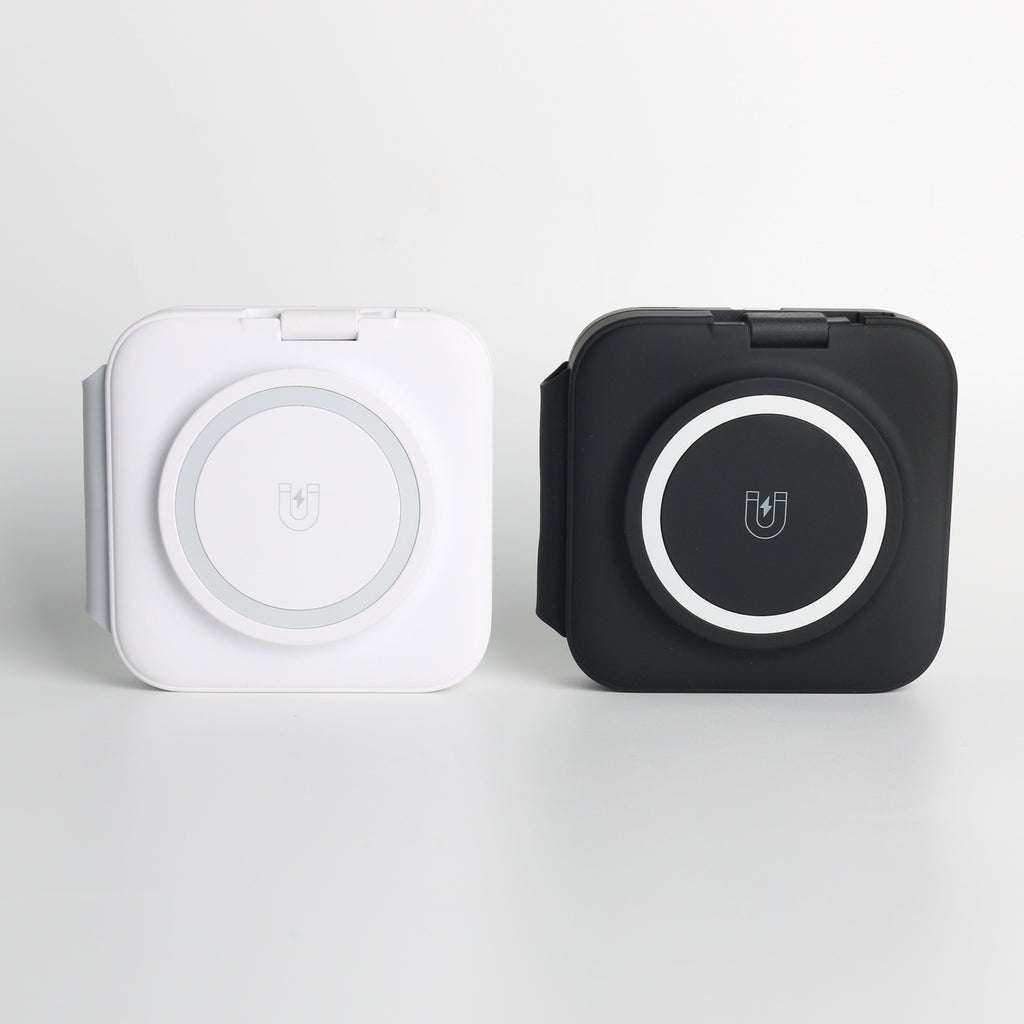 Magsafe Magnetic Wireless Charger 15W Folding Comes With Flexible Wire
